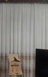 پرده حریر به همراه کتیبه و یالان