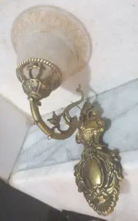 لوستر تک شعله انتیک