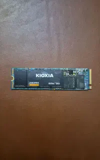 SSD m.2 NVME kioxia 512 GB اس اس دی کیوکسیا