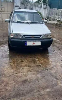 پراید نقره ایی مدل 1386 دوگانه کارخانه