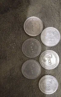 سکه500و200اروردارو1ریالی شاهی ۲تا100تومنی