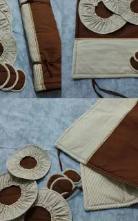 سرویس اشپزخانه دم کنی و دستگیره و نمگیر و....
