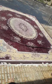 فرش ۵۰۰ شانه ۱۲ متری  بدون زدگی یا پارگی وسوختگی