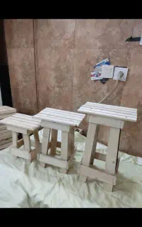 زیر گلدونی  3تیکه چوب روس