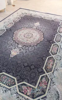 ۲تخته فرش ۹ متری سرمهای ۱۲۰۰ شانه