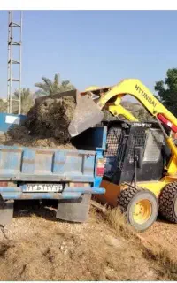 کار خدماتی ساختمانی با بابکت یا مینی لودر