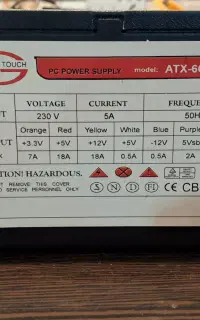 پاور کامپیوتر ۶۰۰W و پاور ۱۲v 400w