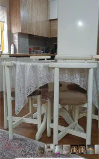 میز غذاخوری چهار نفره گرد