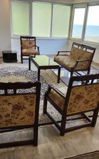 مبل 6 نفره چوب گردو