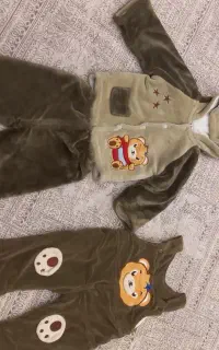ست کاپشن شلوار خرسی اسپرت