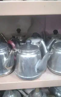 قوری برنجی روسی قدیمی مهر دار