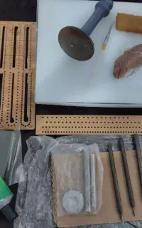 وسایل کامل چرم دوزی نونو