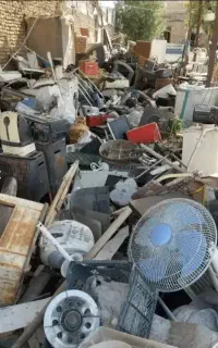 ضایعات کتاب و خرده ریز انباری درب منزل
