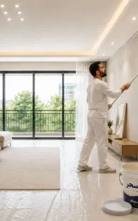 نقاشی ساختمان اصفهان . اجرای تمیز با تیم حرفه‌ای