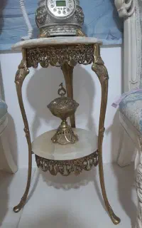 میز تلفن برنز