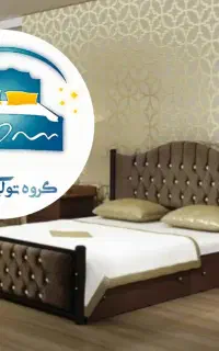 تخت خواب دو نفره حاجی پور(تختخواب۲دونفره)تشک دایان