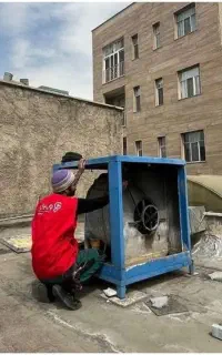 سرویس ونصب وتعمیر کولر ابی و جوشکاری پایه
