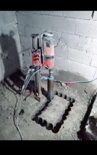 کرگیری برش بتن کاشت میلگرد