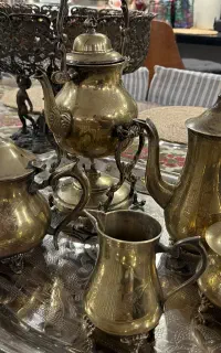 تی ست سیلورپلیت انگلیسی عتیقه