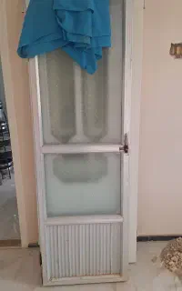 درب آهنی و آلومینیومی و پله