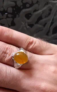 انگشتر نقره عقیق
