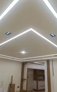 اجرای کناف وبتونه نقاشی، لاین نوری