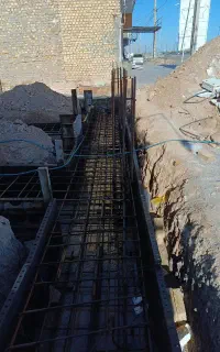 اجرای اسکلت بتنی .