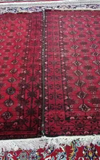 یک جفت فرش دستباف قدیمی فروش باقدمتی سی ساله