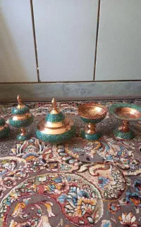 صنایع دستی اصفهان فیروزه کوبی شده نیشابور