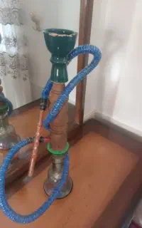 قلیون با  چوب گردو
