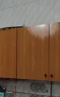 کابینت دیواری فلزی با درب MDF سالم (۳ متر)