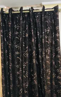 ۳تیکه پرده پانچ و دوخت شده