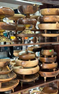ظروف پذیرایی چوب گردو