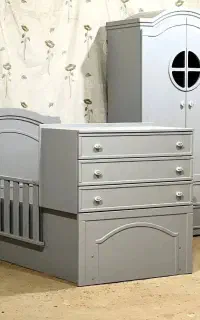 تخت و کمد کودک (مدل نرگس)