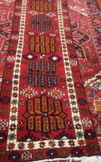 کناره  دست بافت کاملا سالم