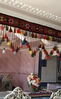 پرده سنتی فروغ