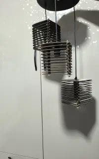 لوستر چوبی ۳ تایی