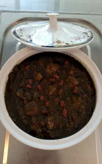 خورش قورمه سبزی کیلویی آماده