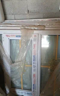 پنجره و درب upvc با شیشه