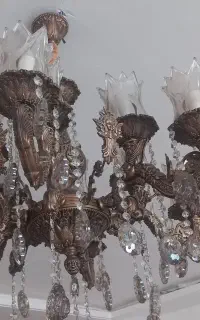 لوستر برنزی سنگین
