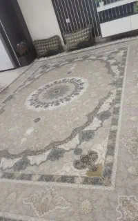 فروش  یک جفت فرش نه متری   1200شانه طوسی