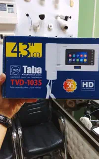 پنل تصویری در بازکن رنگی تابا ـ مدل TVD 1035