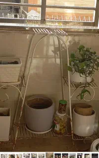 پایه گلدان فلزی