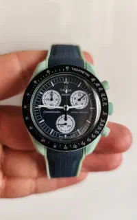 دیوار ساعت امگا سه موتور نو اکبند