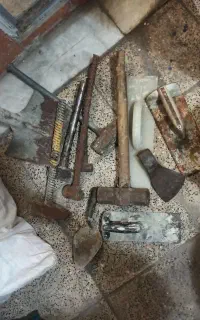 چند دانه پوک دسته اهنی