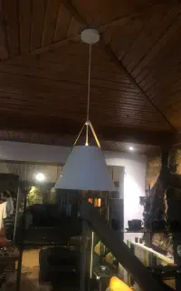 دو عدد لوستر تک شعله