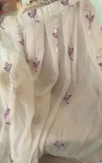پرده حریر پیلی دوخت برای پنجره