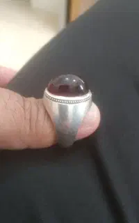 انگشتر عقیق نقره