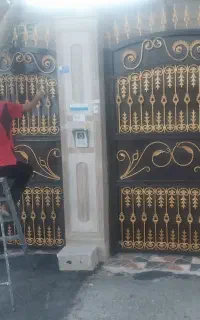 رنگ آمیزی درب و پنجره .قوطی. نبشی .تیرآهن