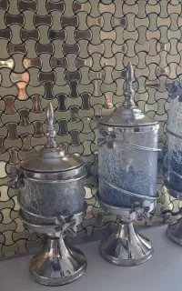 گوشی بی سیم مارک پاناسونیک سالم وظرف تزیینی